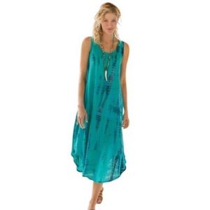 Soft Surroundings Found Paradise Tie Dye Dress